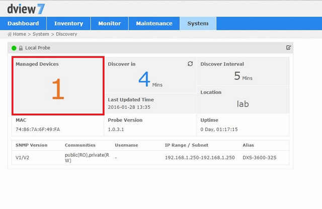 DXS 3600 How to Setup SNMP