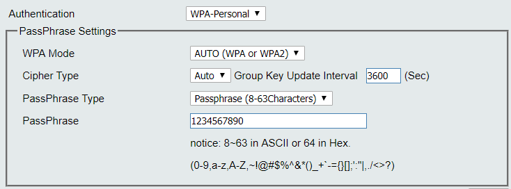 WDS Encryption 