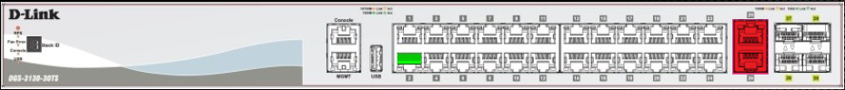 DGS-3130-30XX 2-port-10GBaseT