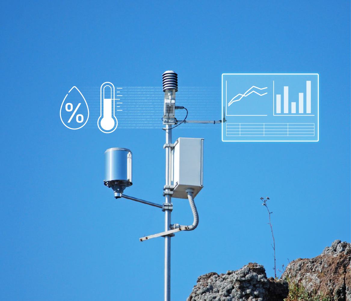 Väderstationsstolpe