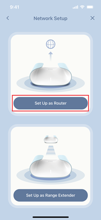 Select Router Mode